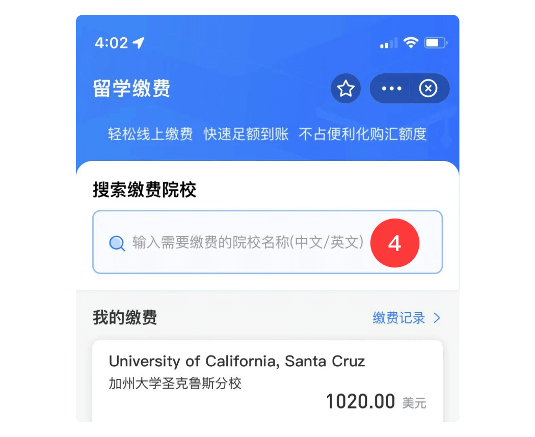 输入自己的学校名称